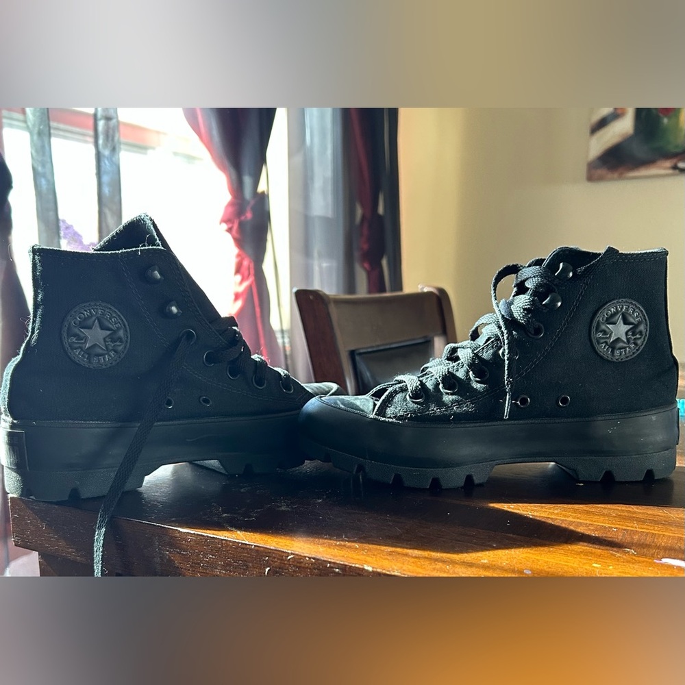 Black Allstar High-Top Converse